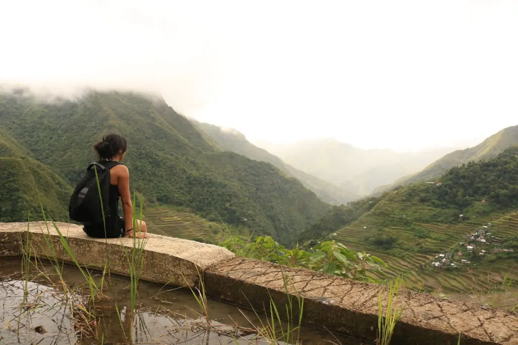 Vista terraza de arroz Batad Filipinas