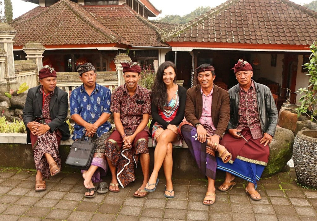 Hombres Bali Indonesia