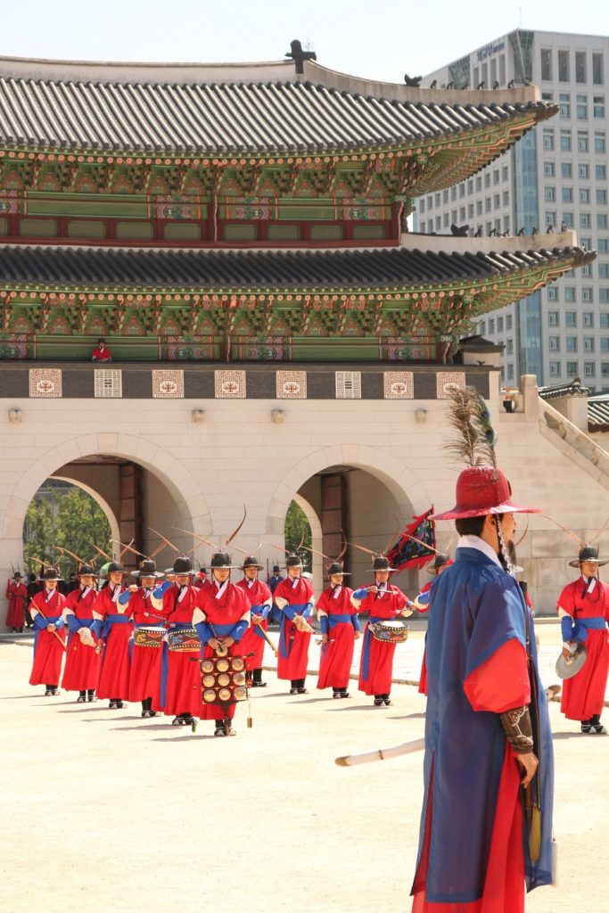 Cambio de guardia palacio Gyeongbokgung Seul