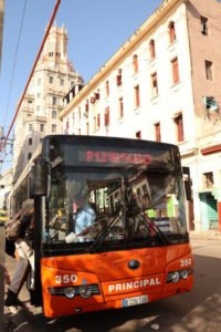 Buses públicos La Habana Cuba