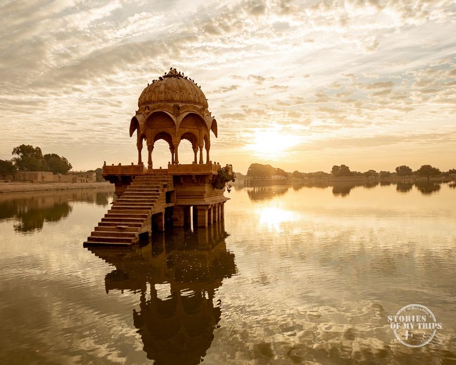 Lago Gadsisar Jaisalmer Rajastán