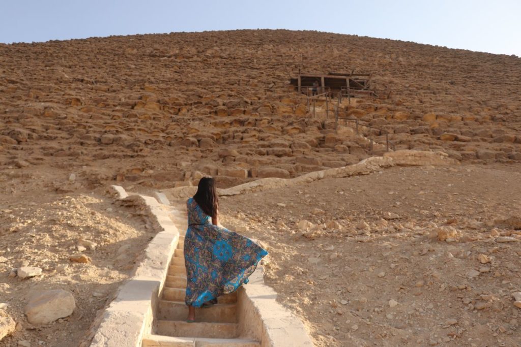 Escaleras pirámide roja Egipto