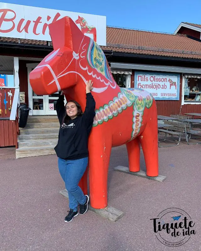 Caballo Rojo de madera Falun Suecia Caballo Rojo Falun Suecia