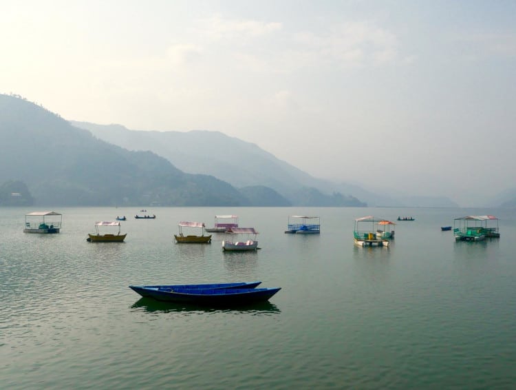 Pokhara Nepal Lago Phewa