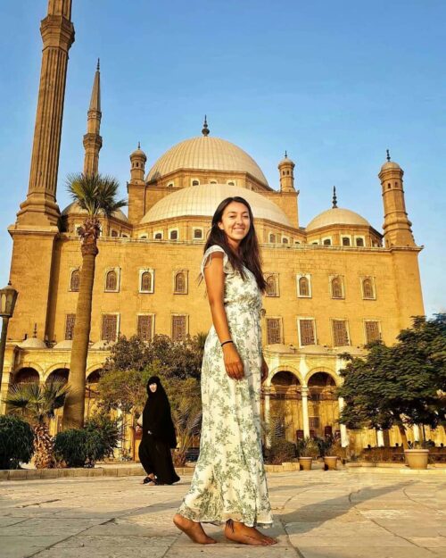 Mujer árabe en el Cairo Egipto