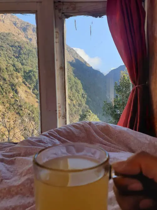 Trekking por Nepal vista