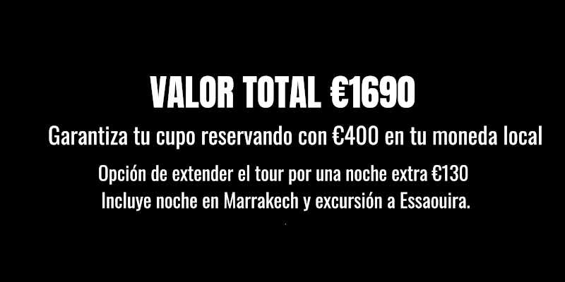 PRECIO MARRUECOS 2026 Precio Marruecos 2026